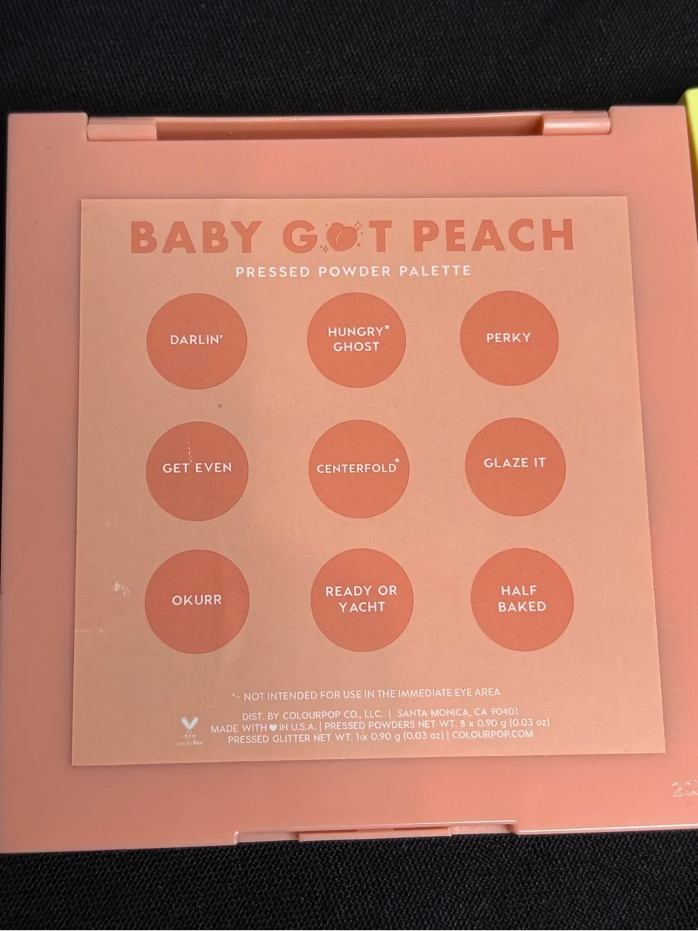 Colourpop pressed eyeshadow